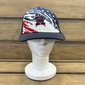 2022 Houston Astros Game Used Stars and Stripes Hat 7 1/4